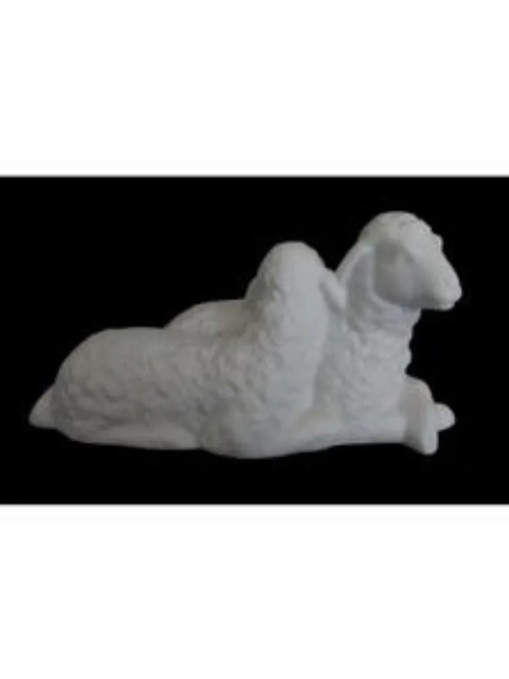 Vintage Avon Nativity Sheep Figurine: 1983 Porcelain Bisque, Original Box